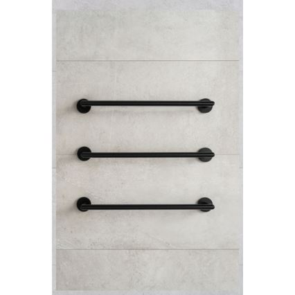P.M.H. IN1B-L - Sèche-serviettes électrique INGA 17W/230V 85,9 cm IP44 gauche/noir