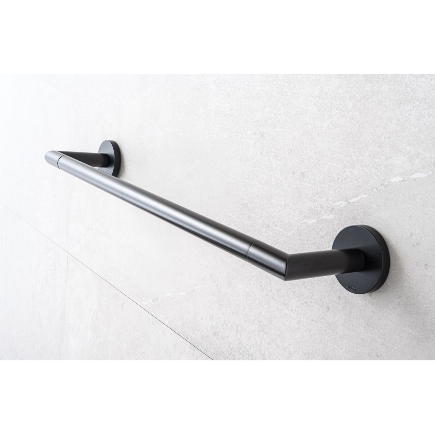 P.M.H. IN1B-R - Sèche-serviettes électrique INGA 17W/230V 85,9 cm IP44 droit/noir
