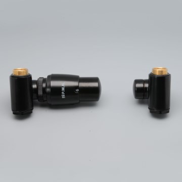 P.M.H. INTER-LB - Ventil mit Thermostatkopf INTER links/schwarz
