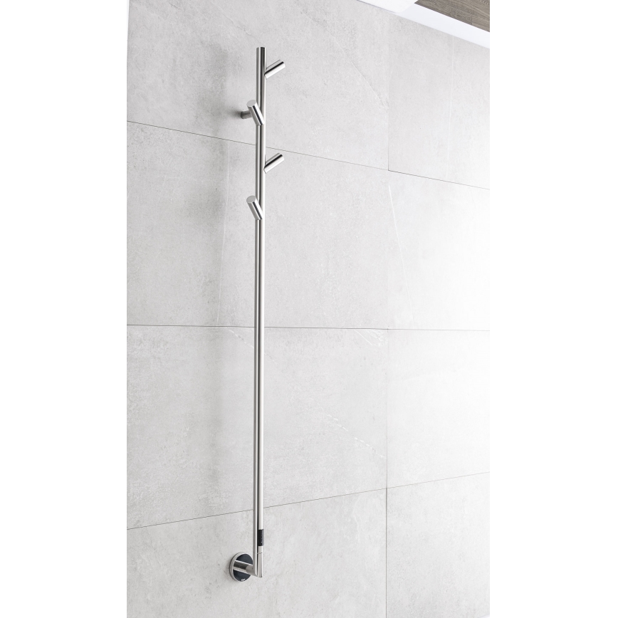 P.M.H. LS1SS - Sèche-serviettes électrique LISA 24W/230V 170 cm IP44 acier inoxydable poli