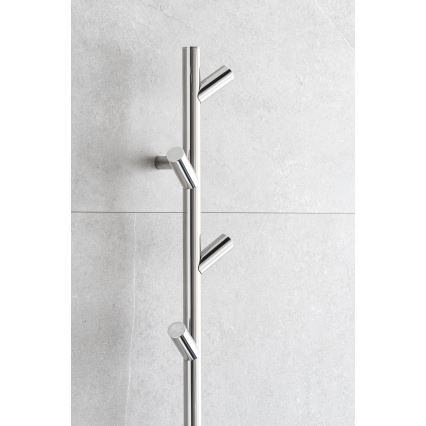 P.M.H. LS1SS - Sèche-serviettes électrique LISA 24W/230V 170 cm IP44 acier inoxydable poli