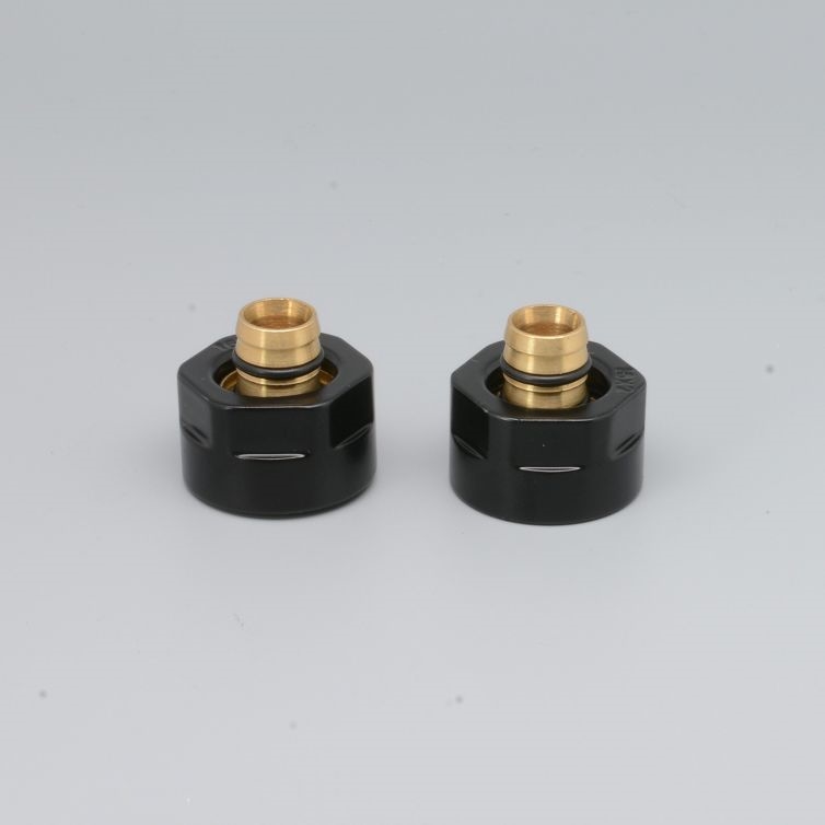 P.M.H. M16B2024 - Klemmverschraubung für Ventil VISION/INTER, schwarz/Alupex, 16 mm
