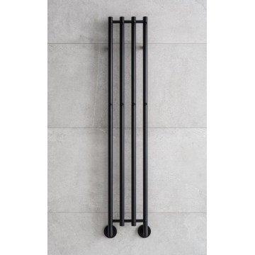 P.M.H. MO1B-R - Elektrischer Handtuchheizkörper MONA 93W/230V 153,3 cm IP44 schwarz