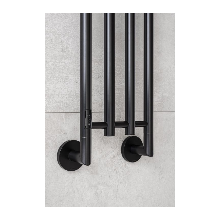 P.M.H. MO1B-RK - Elektrischer Handtuchwärmer MONA 93W/230V 153,3 cm IP44 schwarz