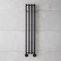 P.M.H. MO1B-RK - Sèche-serviettes électrique MONA 93W/230V 153,3 cm IP44 noir