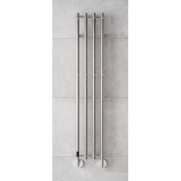 P.M.H. MO1SS-LK - Elektrischer Handtuchheizkörper MONA 93W/230V 153,3 cm IP44 polierter Edelstahl