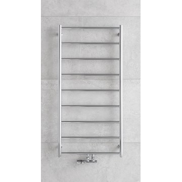 P.M.H. NS4C-M - Badezimmer-Leiterheizkörper NAAS 222 W 121 cm, glänzender Chrom