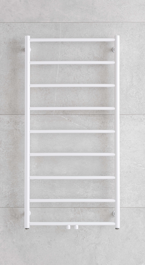 P.M.H. NS4W-M - NAAS Bad-Handtuchheizkörper, 349 W, 121 cm, weiß