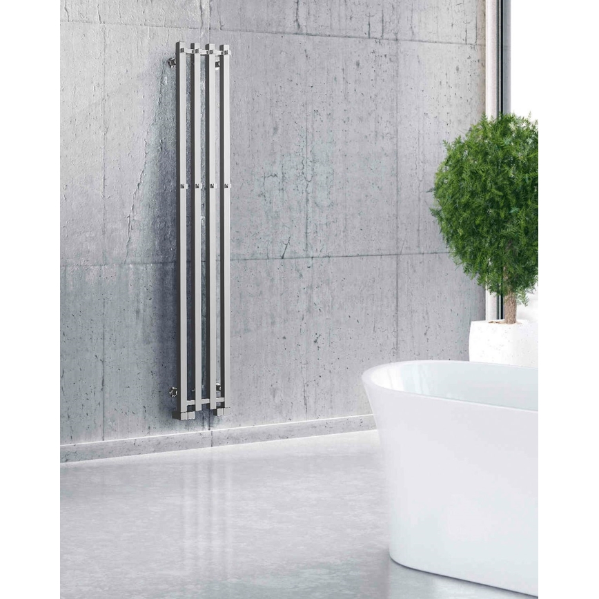 P.M.H. PX2C/4 - PLUTO X Scalda asciugamani da bagno 350W 150 cm Cromo lucido