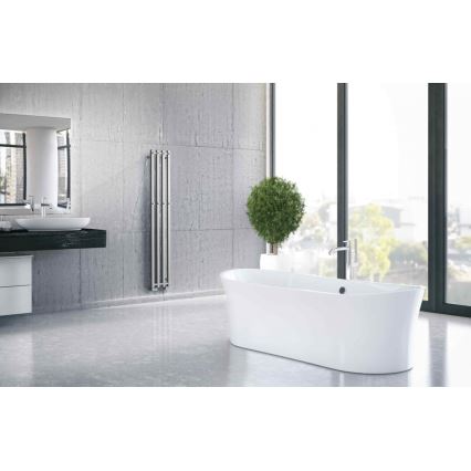 P.M.H. PX2C/4 - Radiateur sèche-serviettes PLUTO X 350 W, 150 cm, chrome brillant