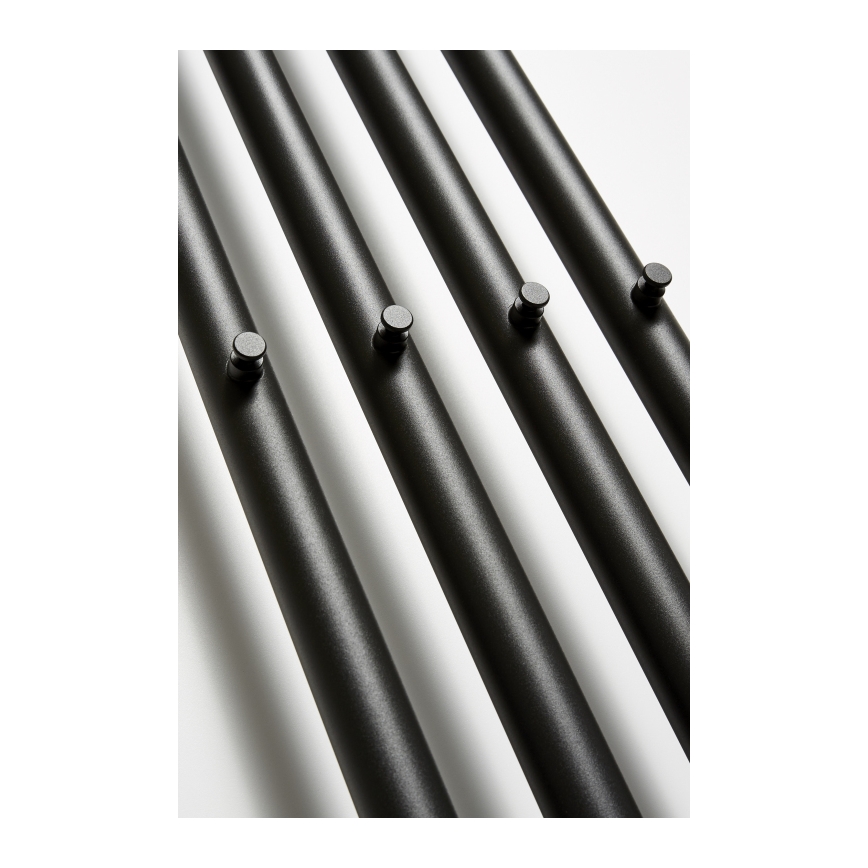 P.M.H. R2B - Radiateur sèche-serviettes en échelle ROSENDAL 350 W 150 cm noir