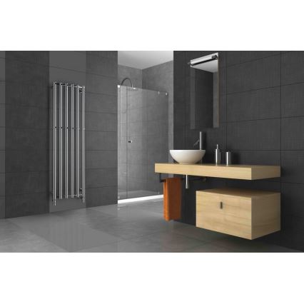 P.M.H. R2C/6 - Radiateur sèche-serviettes en échelle ROSENDAL 525 W 150 cm chromé brillant
