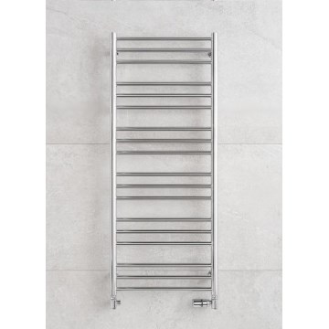 P.M.H. SN4C - Sèche-serviettes en échelle pour salle de bains SORANO 470 W, 121 cm, chrome brillant