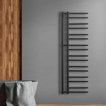 P.M.H. T2B - Handtuchheizkörper THEIA 352 W 154 cm rechts/schwarz