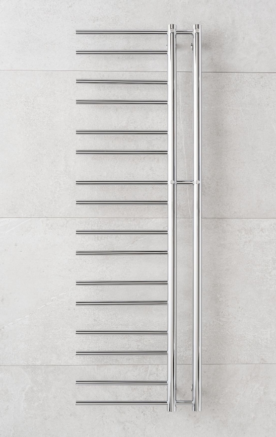 P.M.H. T2C-L - Radiateur sèche-serviettes THEIA 352W 154 cm gauche/chrome brillant