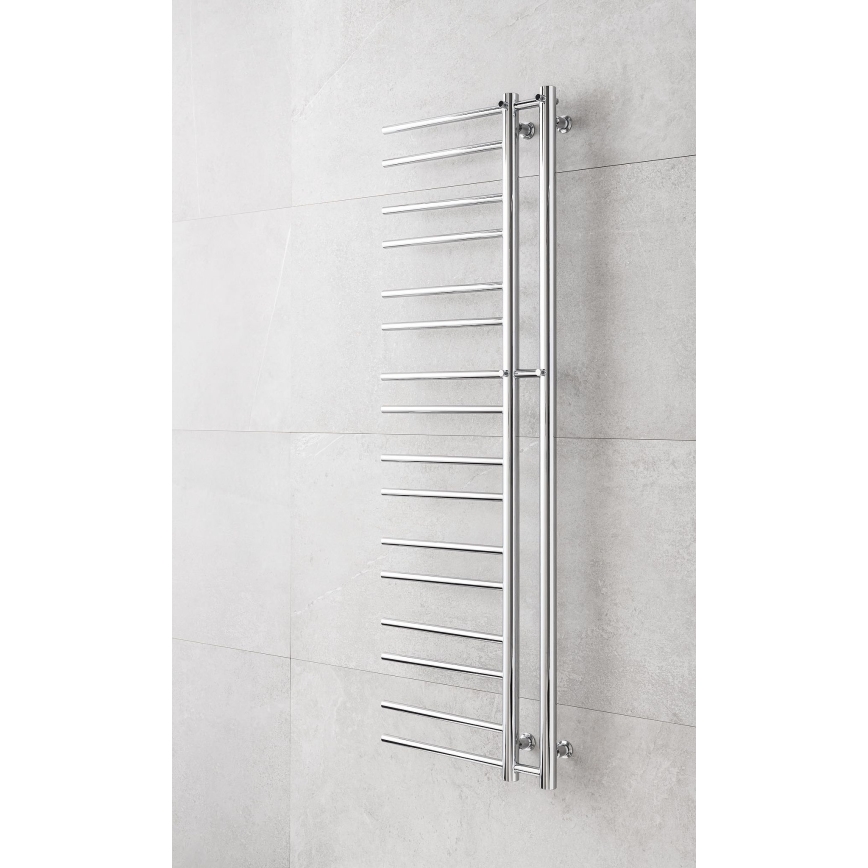 P.M.H. T2C-L - Radiateur sèche-serviettes THEIA 352W 154 cm gauche/chrome brillant