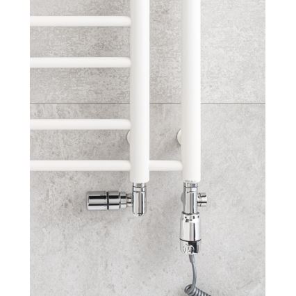 P.M.H. T2W-L - THEIA Handtuchheizkörper, Leiterform, 352 W, 154 cm, links/weiß
