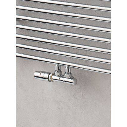 P.M.H. TERM-LC-EK - Vanne avec tête thermostatique TERM gauche/ chrome brillant