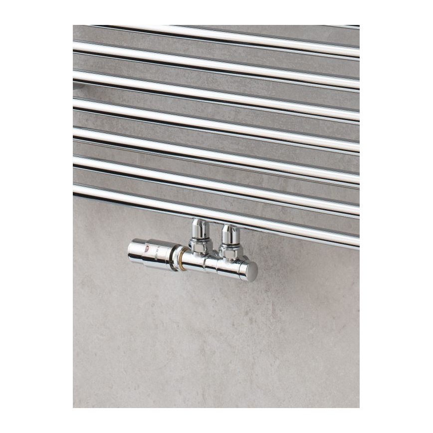 P.M.H. TERM-LC-EK - Vanne avec tête thermostatique TERM gauche/ chrome brillant