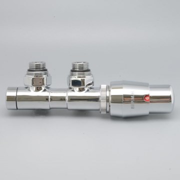 P.M.H. TERM-RC-EK - Robinet thermostatique TERM, version droite, finition chrome brillant