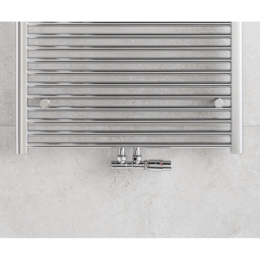 P.M.H. TERM-TC-EK - Valve con TERM testa termostatica destra-mano/lucido cromo