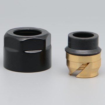 P.M.H. ZZM1524 - Klemmverschraubung für Ventil UNIKO/TERM/DUO schwarz/kupfer 15 mm