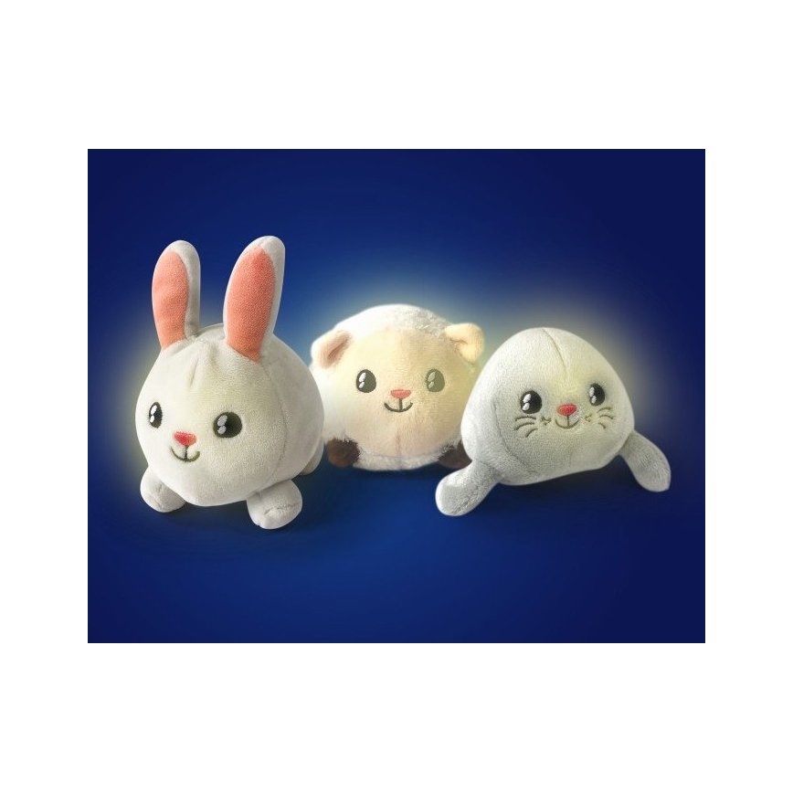 PABOBO - Animaletto luminoso SHAKIES foca 2xCR2032