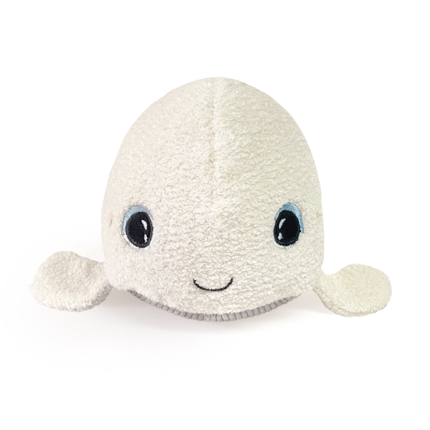 PABOBO - Peluche lumineuse avec mélodie BELUGA 3xAAA baleine
