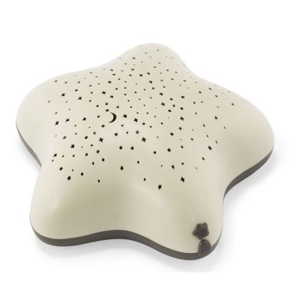 PABOBO - Proiettore con melodia STAR 3xAA beige