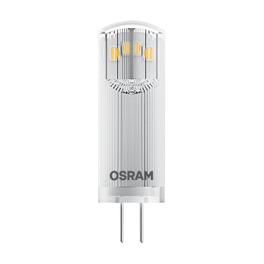 Pack de 5 ampoules LED à culot G4, 1,8 W / 12 V, 2700 K - Osram