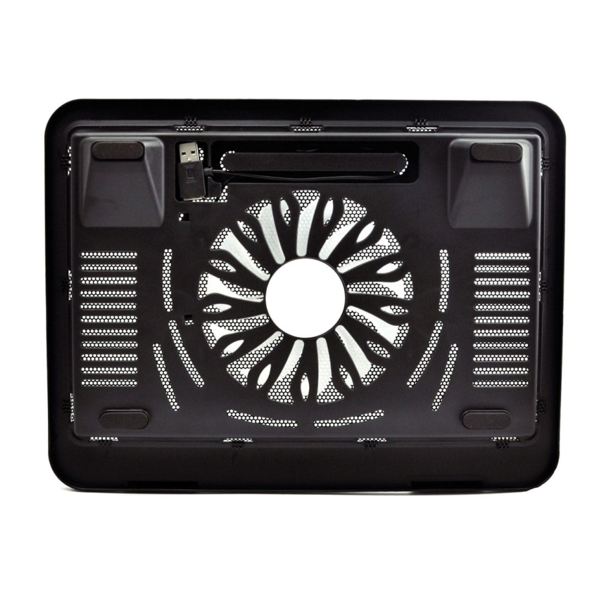 Pad di raffreddamento per laptop 1x ventola 1xUSB nero