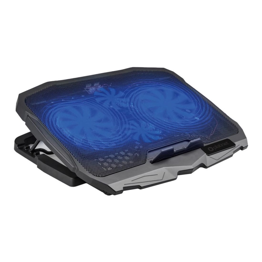 Pad di raffreddamento per laptop 4x ventole 2xUSB nero