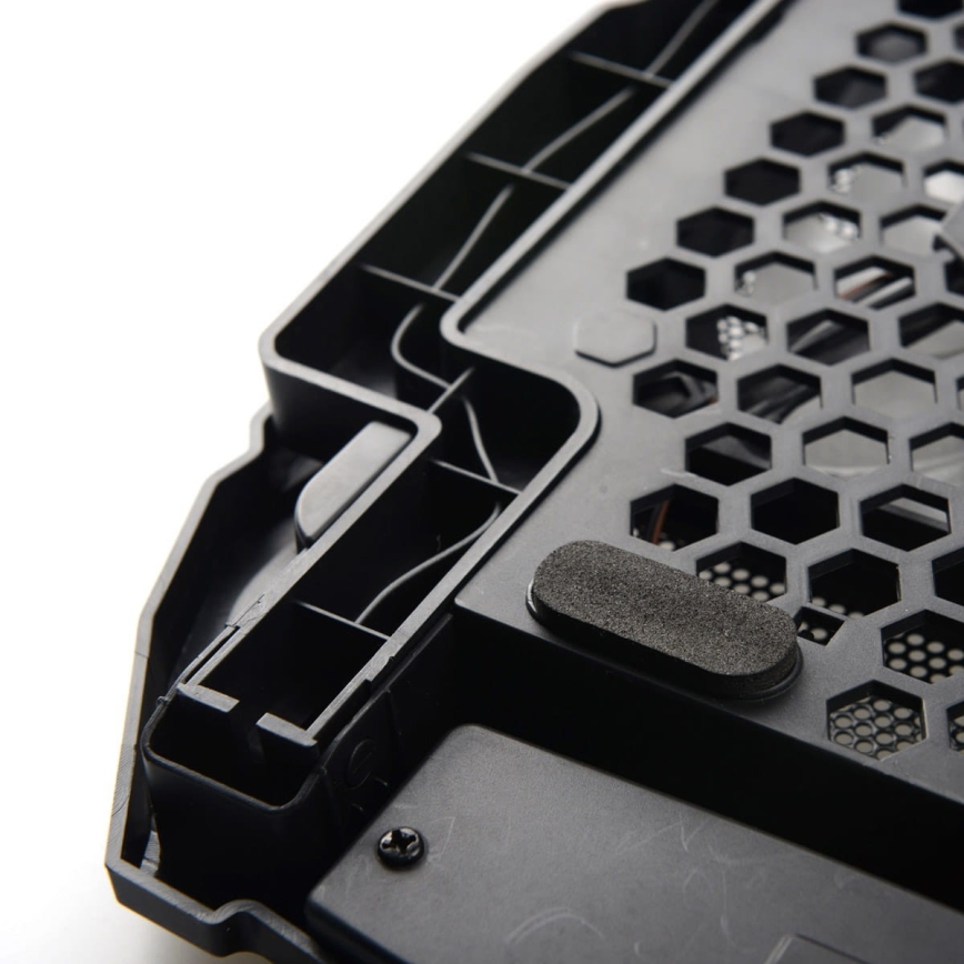 Pad di raffreddamento per laptop 4x ventole 2xUSB nero
