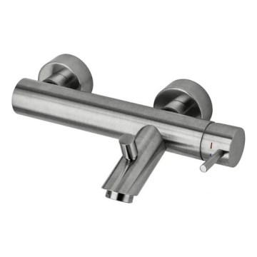 Paffoni - Badewannenarmatur LIGHT, Edelstahl