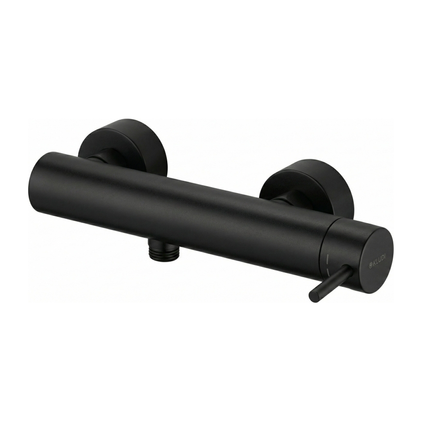 Paffoni - Duschset mit Armatur LIGHT matt schwarz