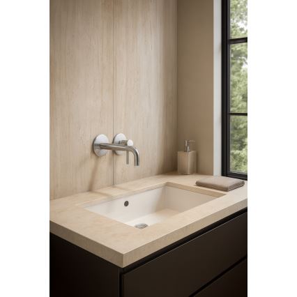 Paffoni - Miscelatore da incasso per lavabo LIGHT in acciaio inox