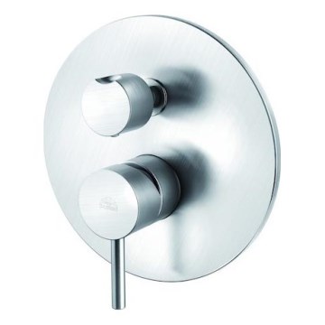Paffoni - Miscelatore doccia da incasso LIGHT in acciaio inox