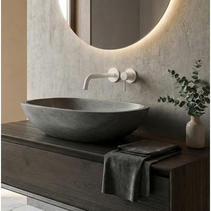 Paffoni - Miscelatore per lavabo da incasso LIGHT bianco opaco
