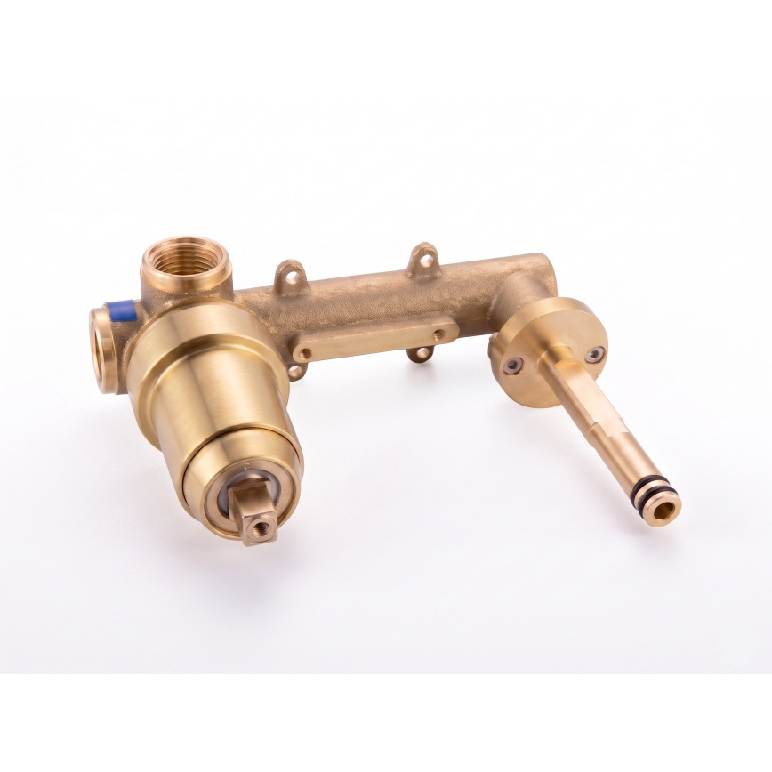 Paffoni - Miscelatore per lavabo da incasso LIGHT oro spazzolato