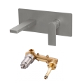 Paffoni - Miscelatore per lavabo da incasso TANGO in acciaio inox