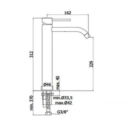 Paffoni - Miscelatore per lavabo LIGHT EXCLUSIVE in oro spazzolato