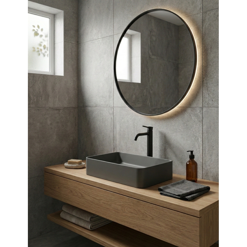 Paffoni - Miscelatore per lavabo LIGHT nero