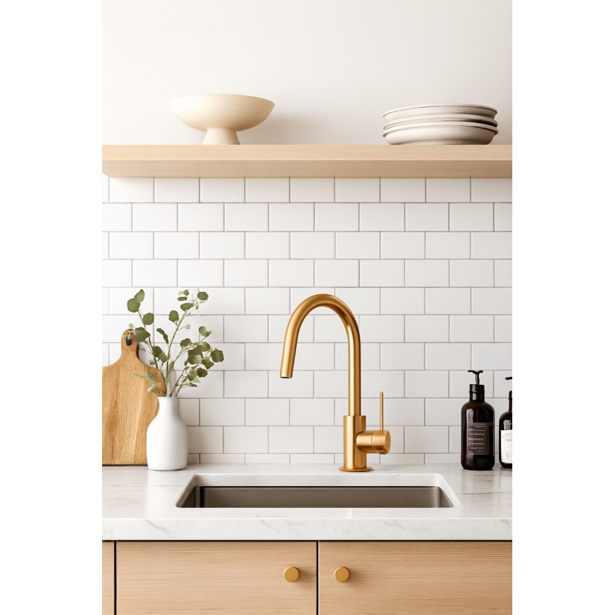 Paffoni - Miscelatore per lavabo LIGHT oro