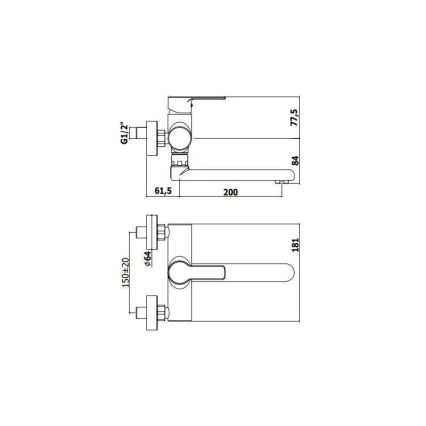 Paffoni - Miscelatore per lavello RED in cromo lucido