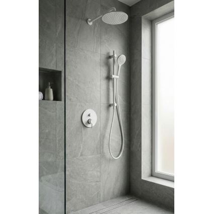 Paffoni - Mitigeur de douche pour installation encastrée LIGHT blanc mat