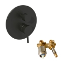 Paffoni - Mitigeur de douche pour installation encastrée LIGHT noir