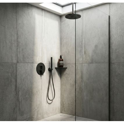 Paffoni - Mitigeur de douche pour installation encastrée LIGHT noir