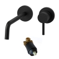 Paffoni - Mitigeur de lavabo encastré LIGHT noir