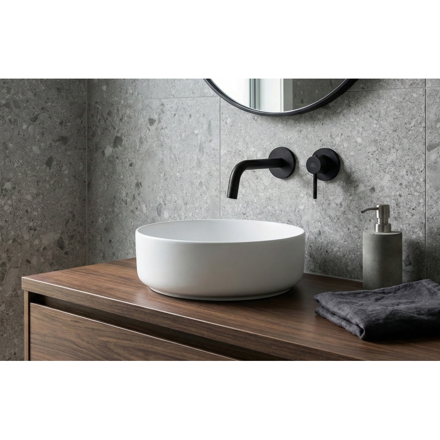 Paffoni - Mitigeur de lavabo encastré LIGHT noir