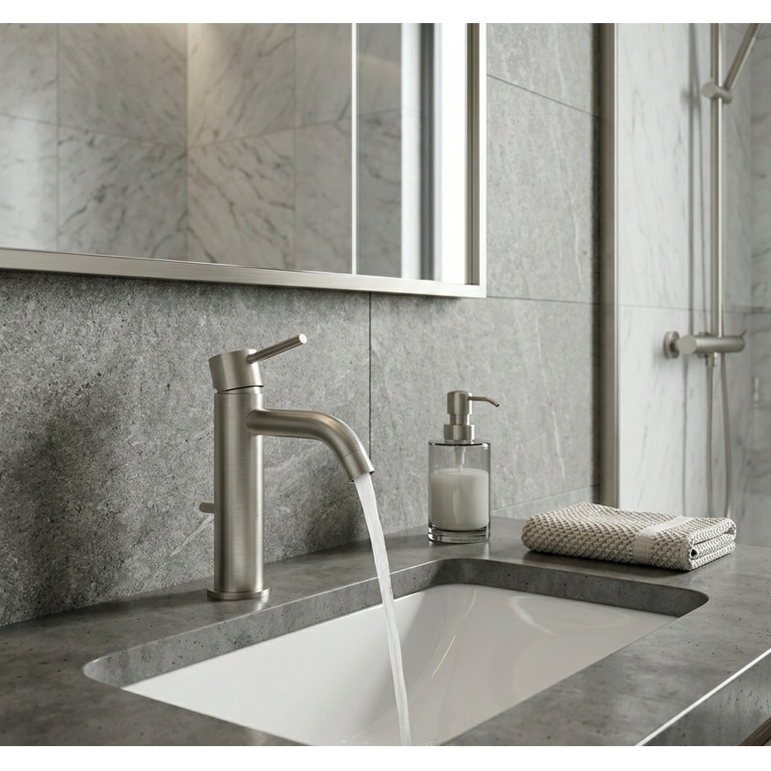 Paffoni - Mitigeur lavabo LIGHT en inox